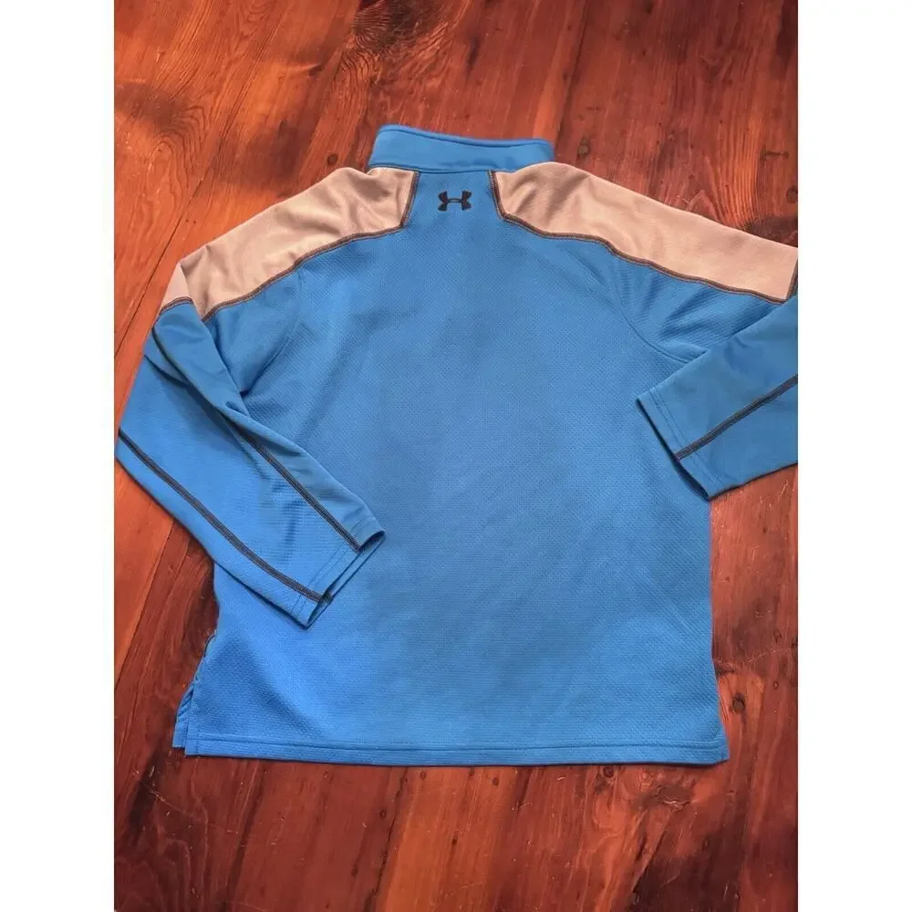 Congressional country club Performance Quarter Zip Pull Over Blue Size 6 Golf